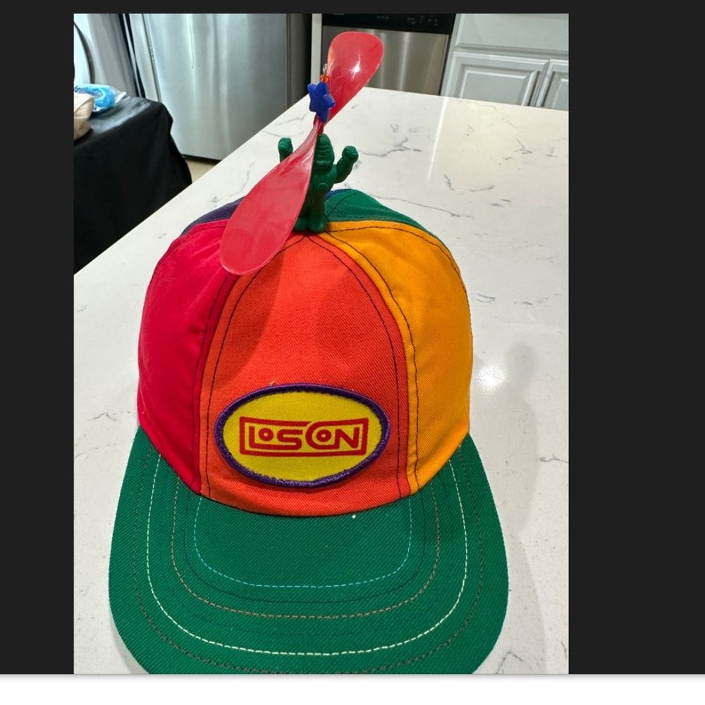 LosCon Interstellar Propeller Hat Rainbow Multicolor Snapback One Size